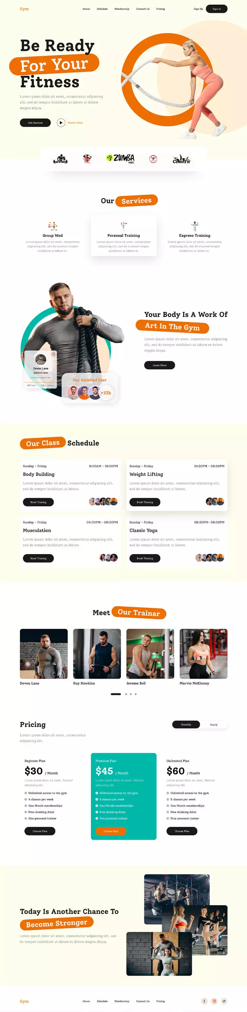 Fitness Shopify project 7